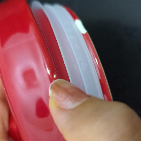 Clearout Make an offer Rae Dunn Christmas Red & White "BELIEVE" Canister - Picture 3 of 4